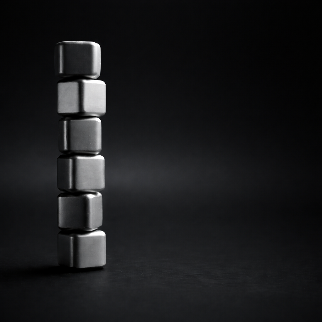 Titan Haus™ Pure Titanium Ice Cubes